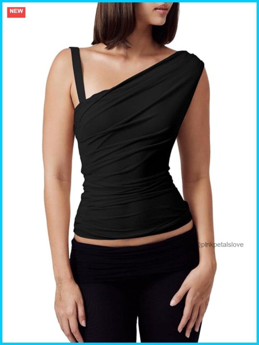 Sleeveless Off Shoulder Mesh Crop Tank Top Slim Fit